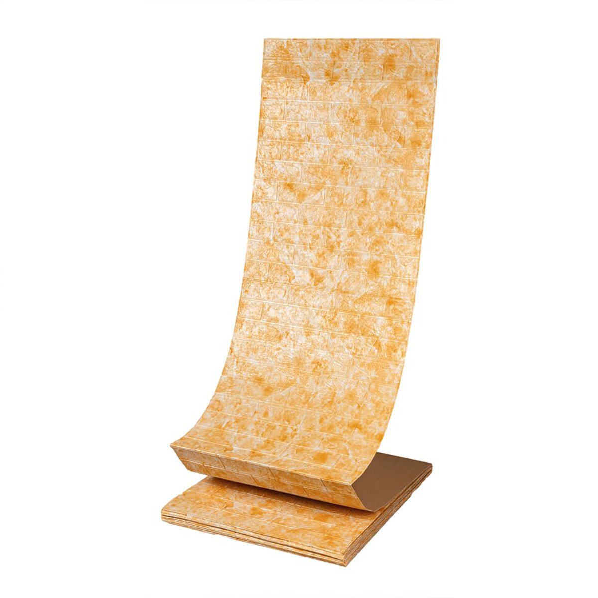 Панель самоклеящаяся 3D 19600x700x3 мм Мрамор бежевый (SW-00001473)