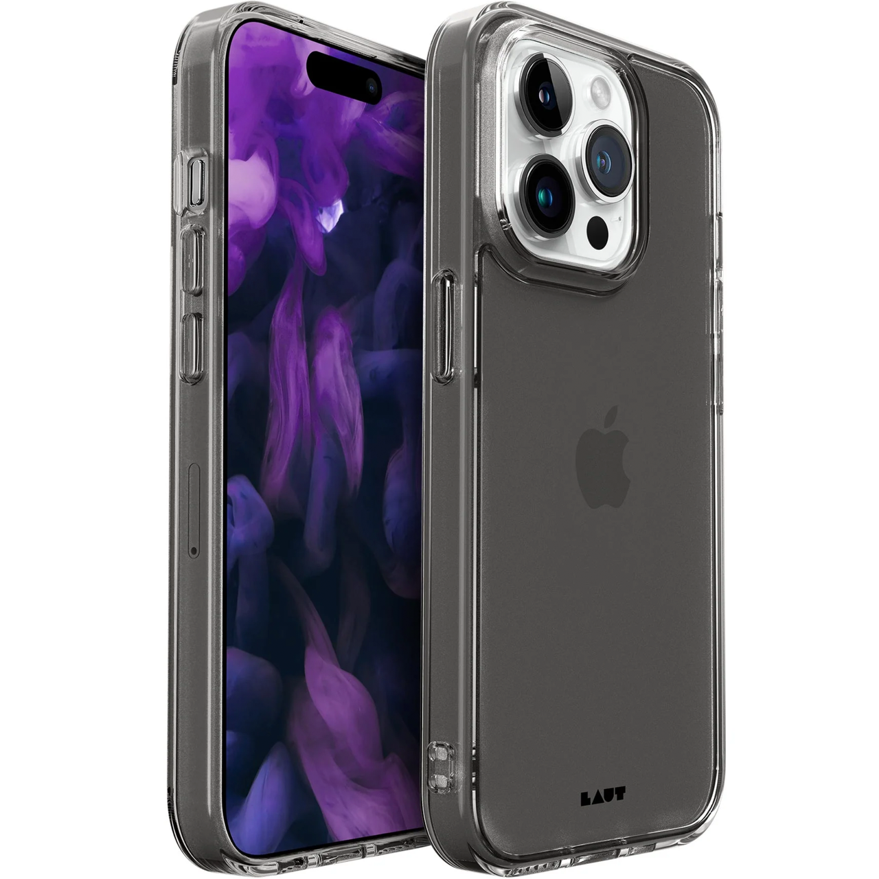 Чохол накладка Laut Crystal-X for iPhone 15 Pro, Clear Black (L_IP23B_CX_UB) - фото 1