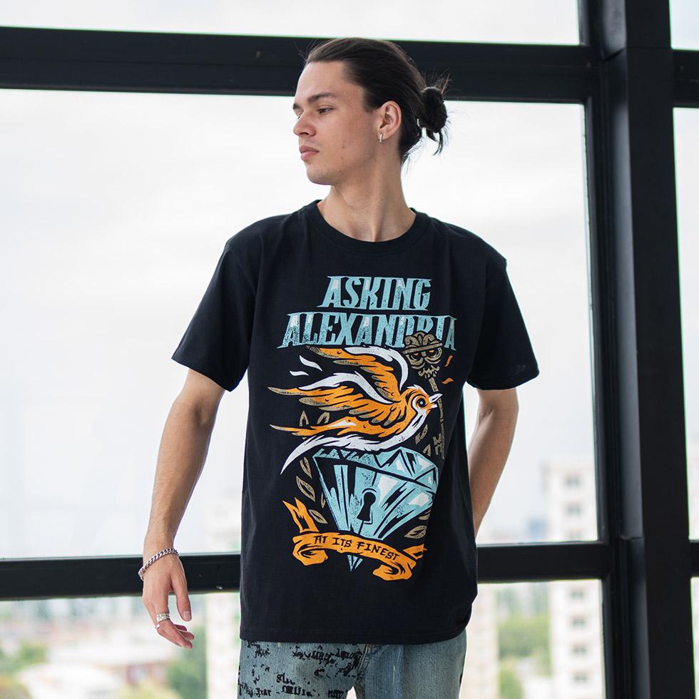 Футболка унисекс Asking Alexandria Key Grip XL Черный (00000002046)
