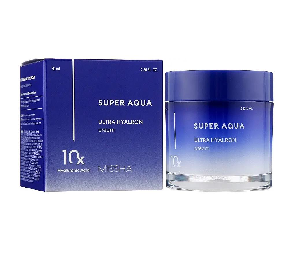 Увлажняющий крем для лица Super Aqua Ultra Hyalron Cream Missha 70 мл (8809643505260)