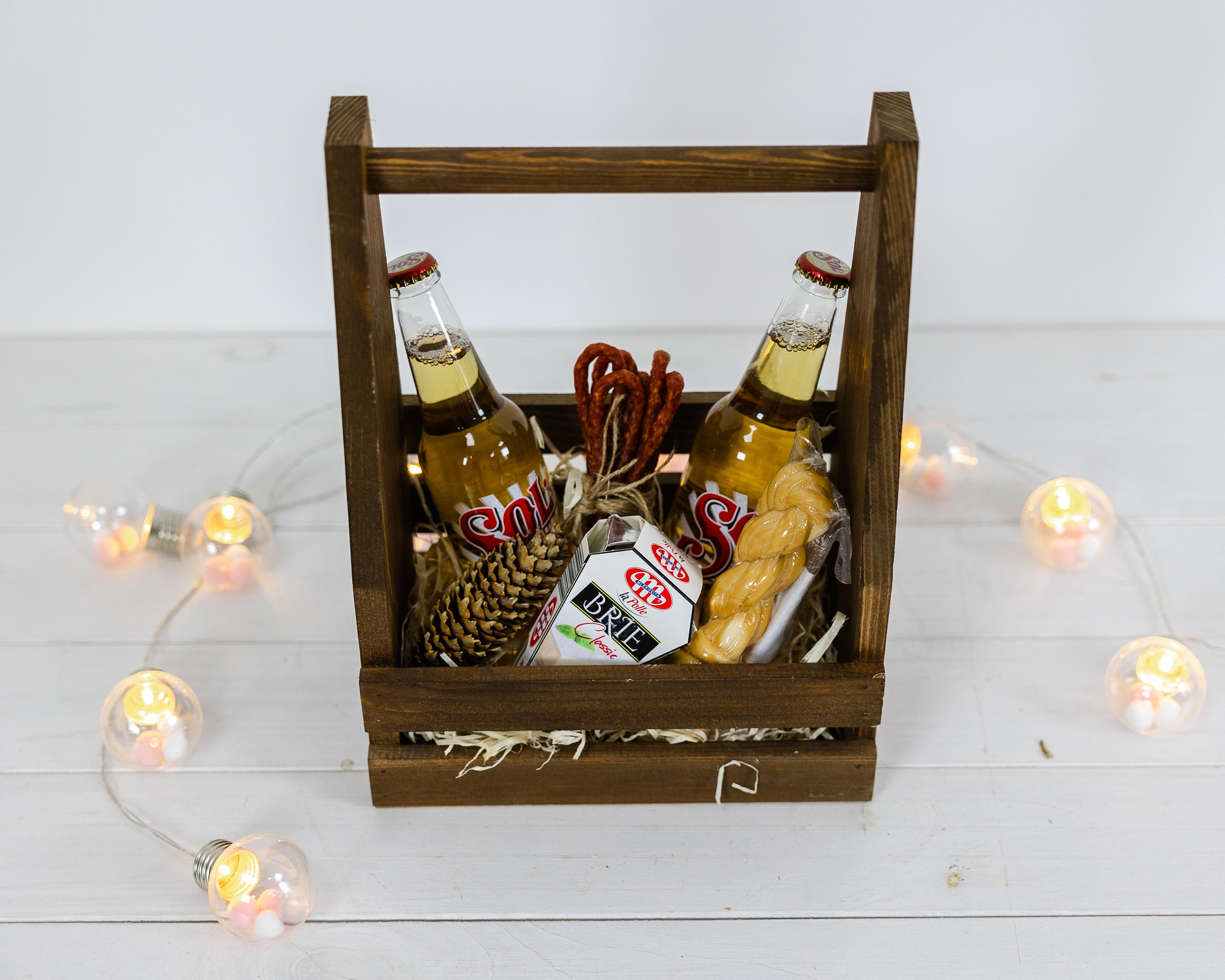 Ящик подарунковий дерев'яний Happy box Коричневий (0002134) - фото 8