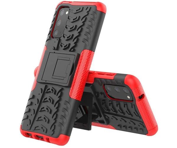 Бронированный чехол Armored Case для Samsung Galaxy S20 / S20 5G Красный