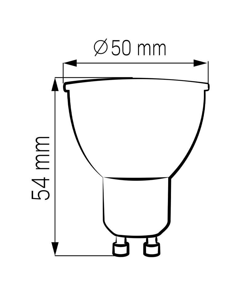 Світлодіодна лампа Goldlux 328243 GU10 4,5W 4000K 450Lm IP20 Прозора (24421934) - фото 2 Світлодіодна лампа Goldlux 328243 GU10 4,5W 4000K 450Lm IP20 Прозора (24421934) - фото 2