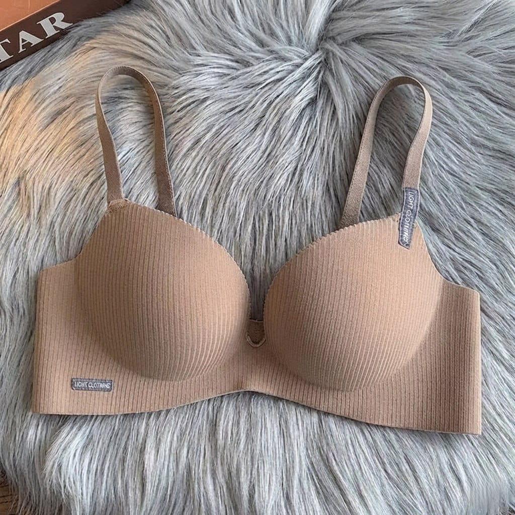 Бюстгальтер у рубчик з пуш-ап без кісточок Носи Своє Чашка В 70B Капучино (16000)