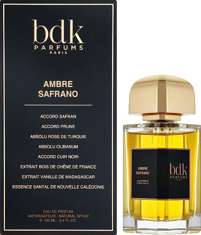 Парфюмированная вода унисекс BDK Parfums Ambre Safrano 100 мл (18782996)