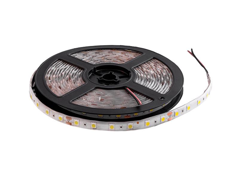 Светодиодная лента 1 м SMD5050 60 LED 24В 14.4Вт/м IP65 6500K холодный белый (381)