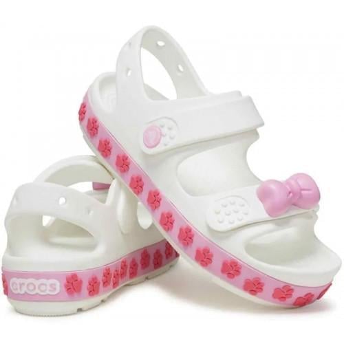 Сандалі дитячі Crocs crocband cruiser pet sandal tweed р. 37-38 Білий (18202)