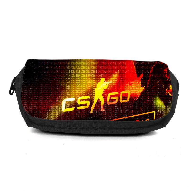 Пенал школьный Контр Забастовка CSGO-0027 Черный (1442383499)