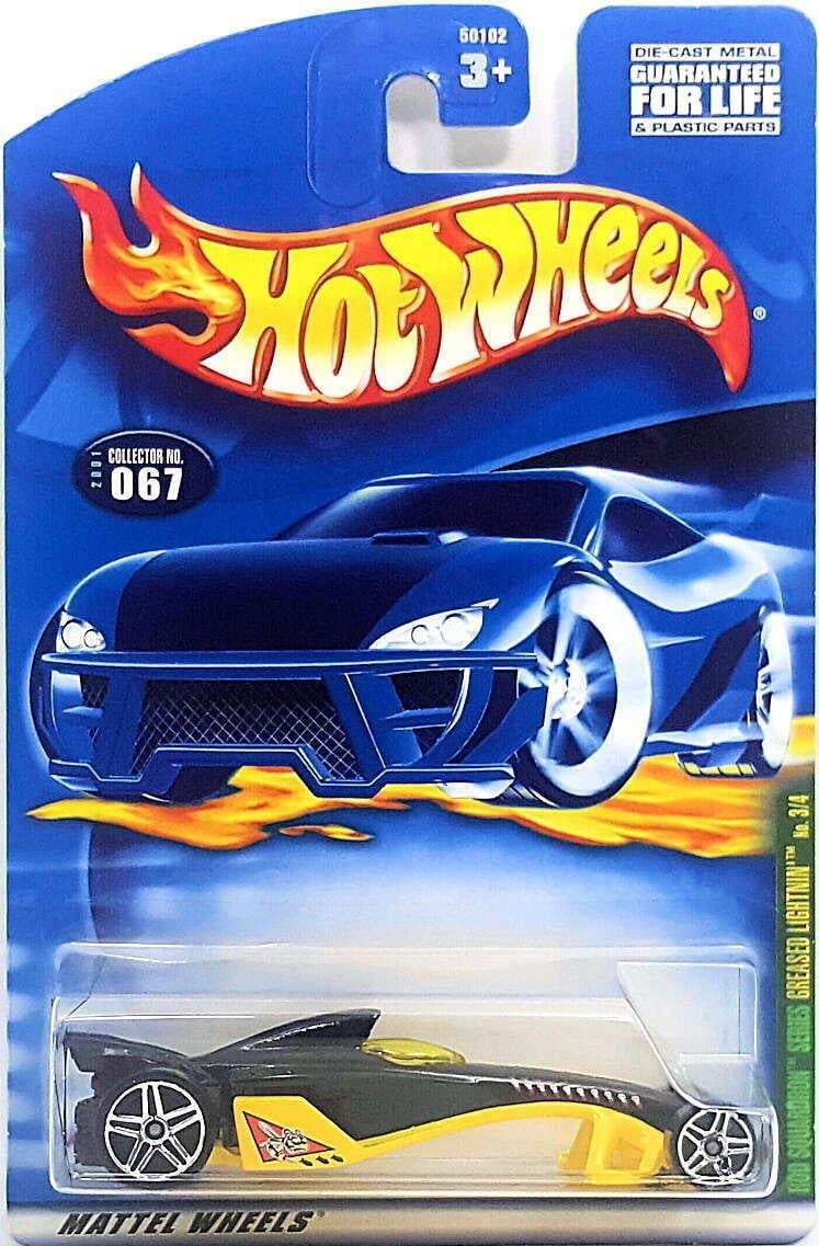 Игрушечная машинка Hot Wheels Greased Lightnin 2001 Rod Squadron №067 (50102)