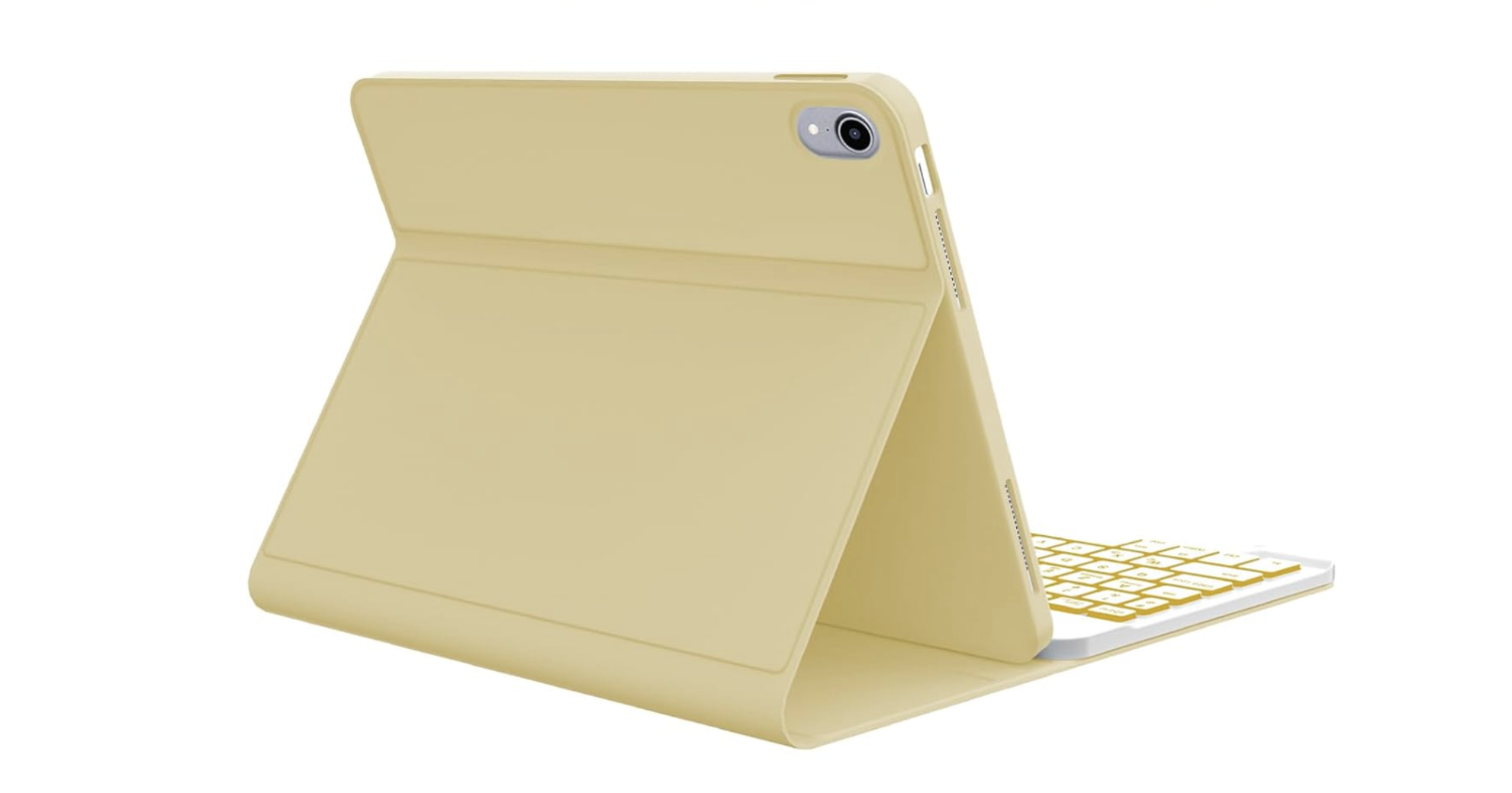Чехол-клавиатура JADEMALL для iPad 10 10,9" 2022 A2696/A2757/A2777 Bluetooth QWERTZU Желтый (2973205990)