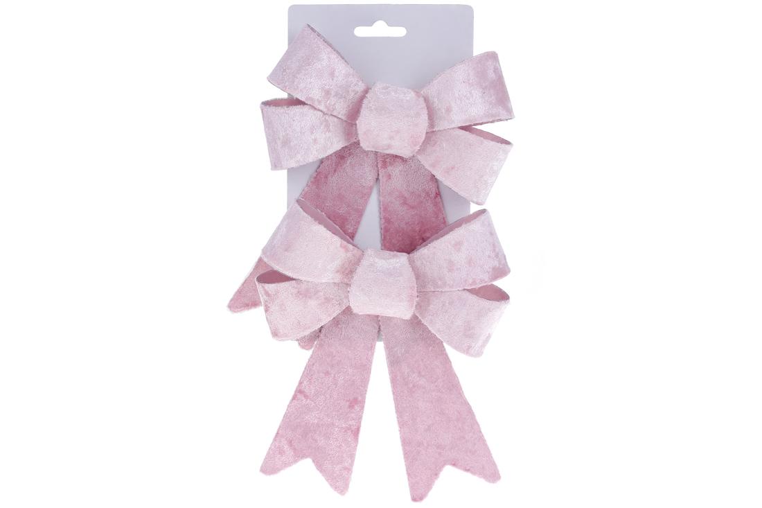 Новогодний подвеска BonaDi Бант 2 шт. (821-183)