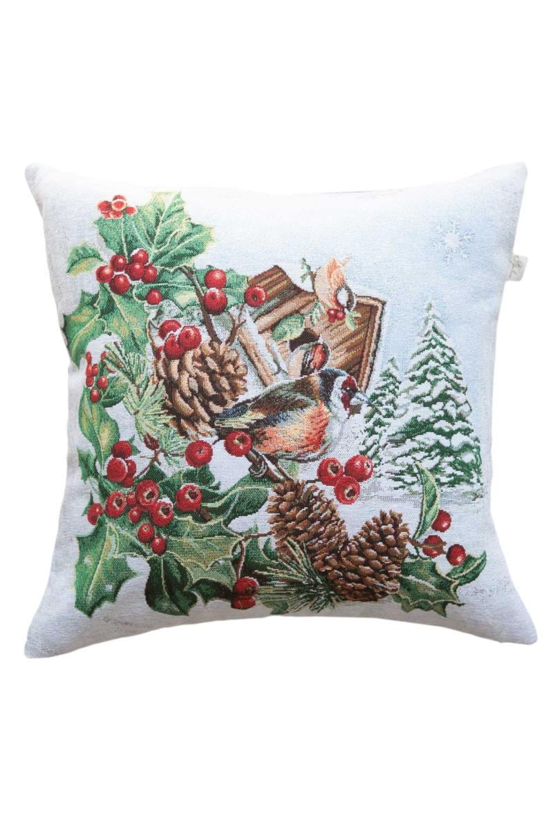 Наволочка гобеленова Пташка SQUIRREL 45х45 см (041923)