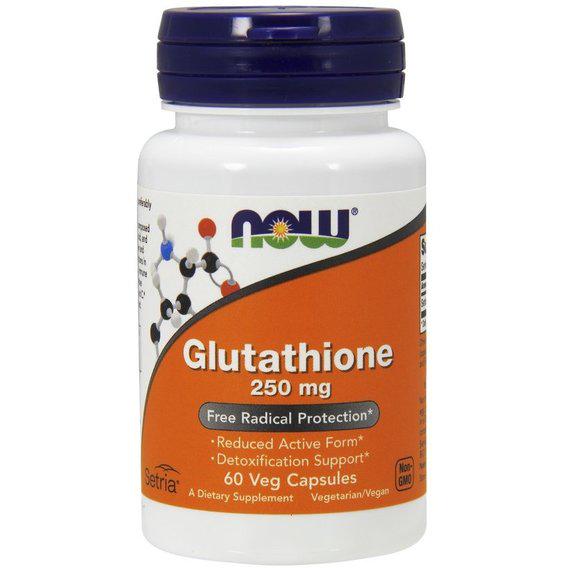 Глутатіон NOW Foods Glutathione 250 мг 60 Veg Caps