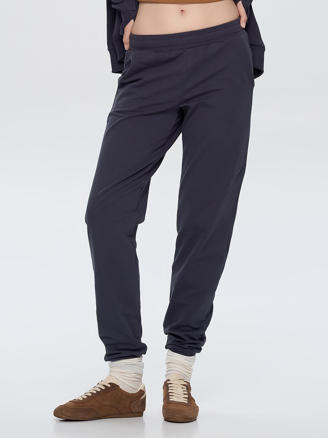 Штаны женские легкие ROZA 200124 XL Графіт (4824005742064)