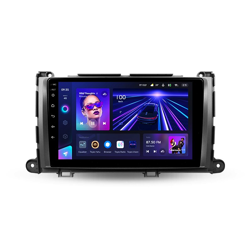 Автомагнитола штатная Teyes CC3 для Toyota Sienna 3 XL30 2010-2014 Android Автомагнитола штатная Teyes CC3 для Toyota Sienna 3 XL30 2010-2014 Android