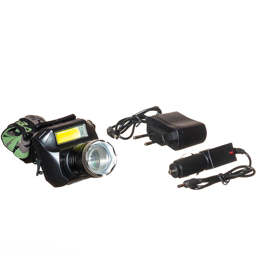 Ліхтарик налобний на акумуляторі з USB (BL-6919A)