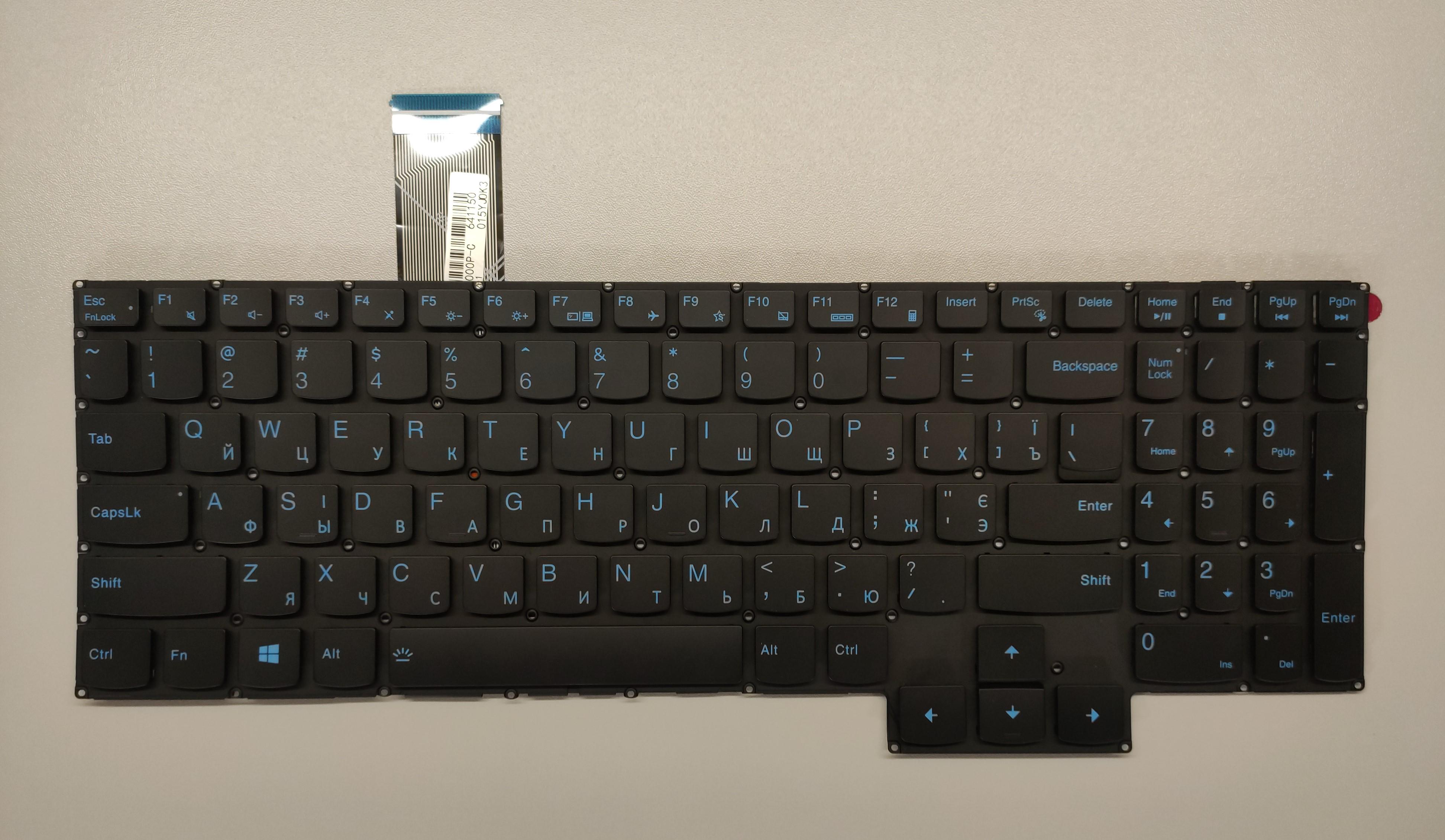 Клавиатура для ноутбука с подсветкой Lenovo Gaming 3-15IMH05 15ARH05/15ACH/GY530/GY550/GY570 Blue (K489)