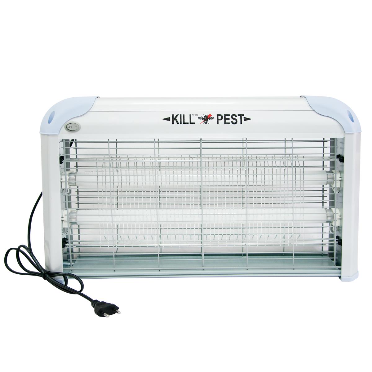 Лампа от мух и комаров Kill Pest IK-204 2х15 Вт Бело-голубой (1009768-2) Лампа от мух и комаров Kill Pest IK-204 2х15 Вт Бело-голубой (1009768-2)