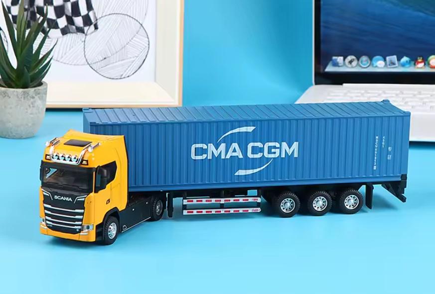 Машинка металлическая контейнеровоз SCANIA (29747375) - фото 11 Машинка металлическая контейнеровоз SCANIA (29747375) - фото 11