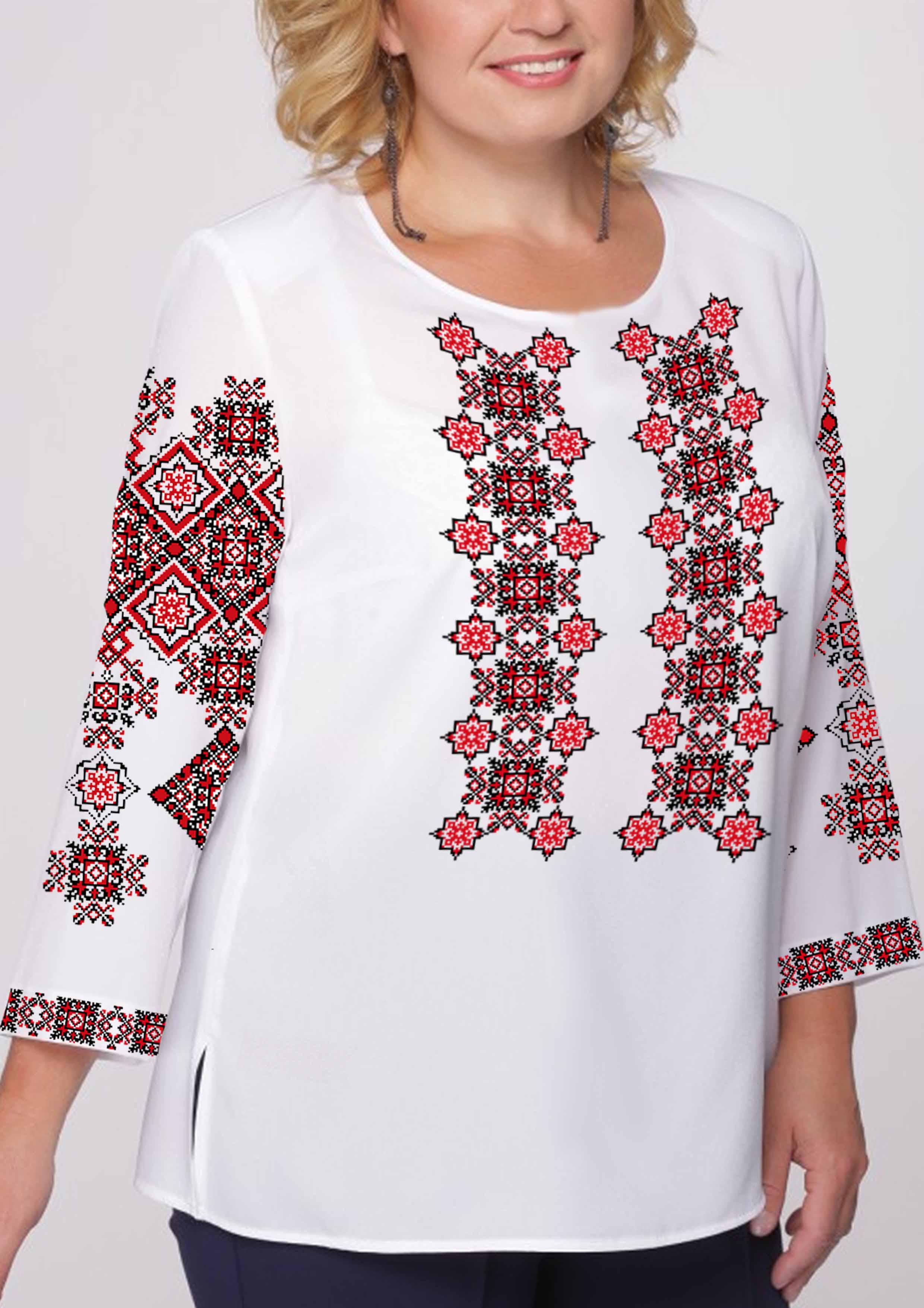 Заготовка для вишивки нитками/бісером габардин (СЖГ-142) Заготовка для вишивки нитками/бісером габардин (СЖГ-142)