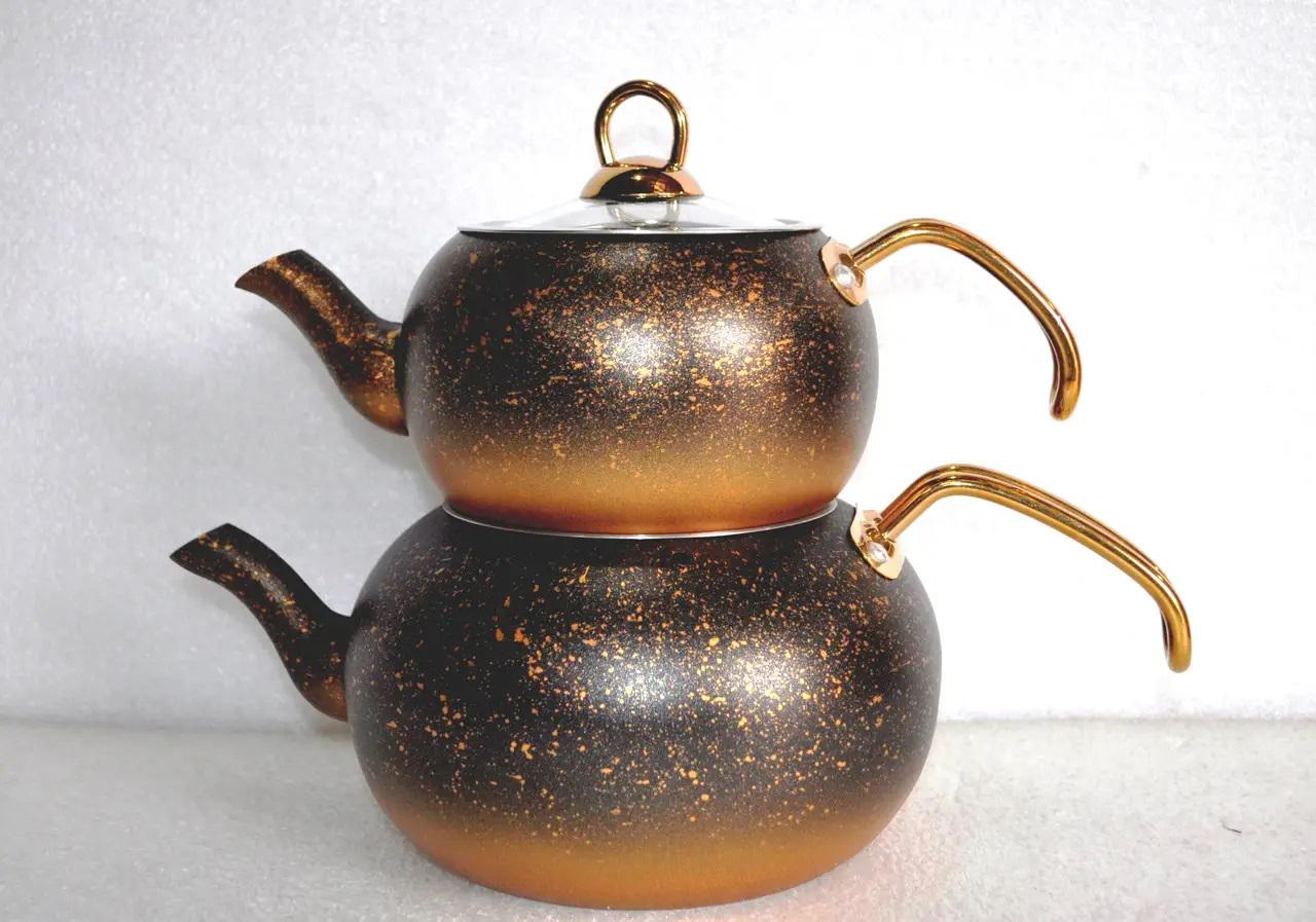 Чайник двухъярусный OMS Collection 8210-M 1/2 л Gold (88389)