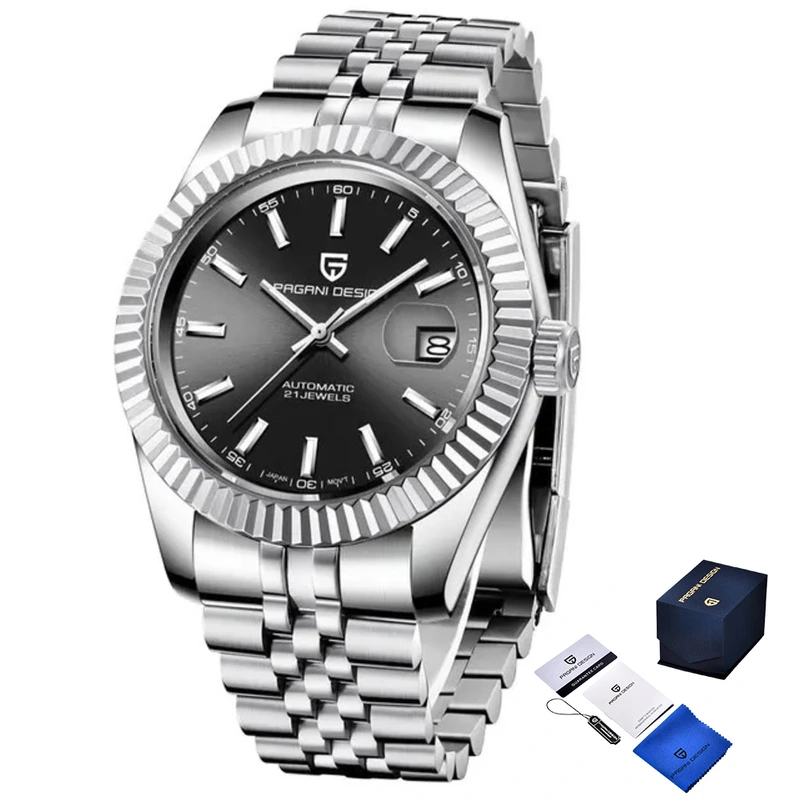 Наручний годинник Pagani Design PD-1645 Silver/Black