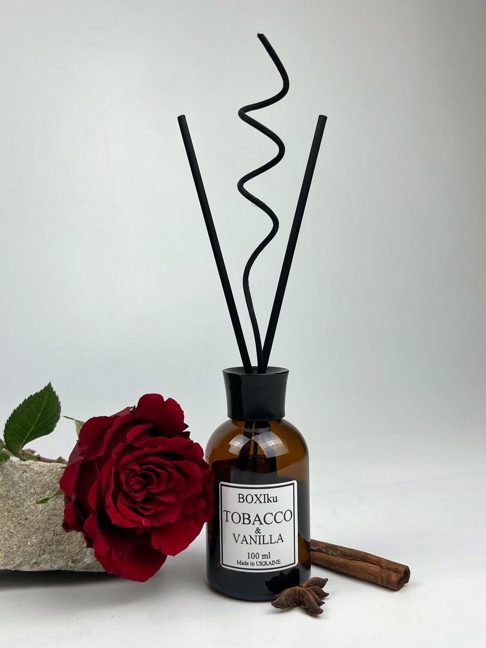 Аромадифузор для дому Boxiku Tobacco & Vanilla 100 мл - фото 3 Аромадифузор для дому Boxiku Tobacco & Vanilla 100 мл - фото 3