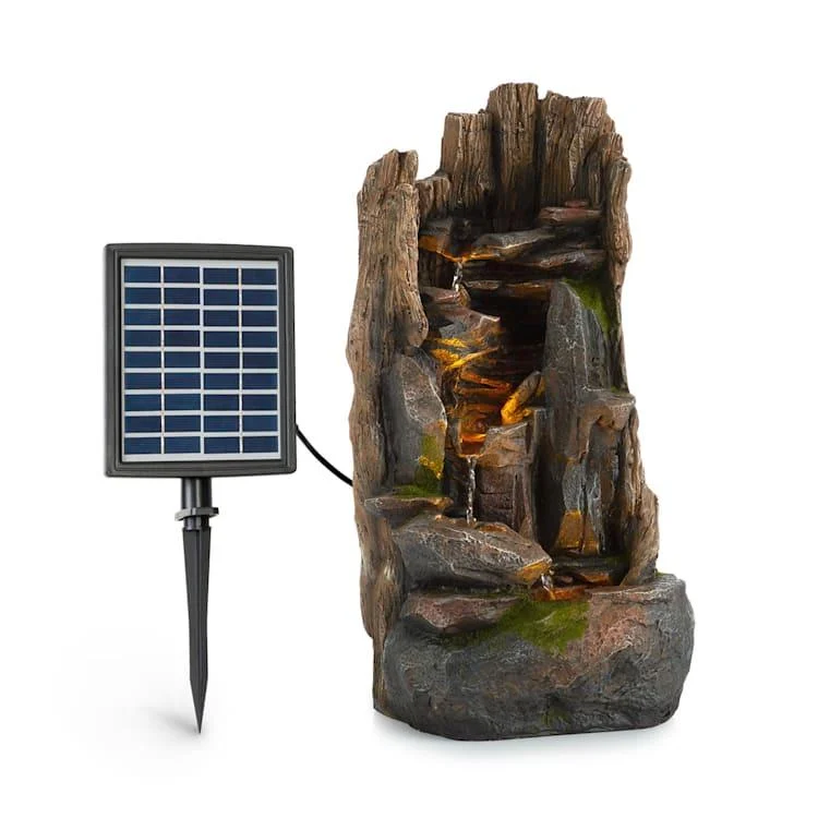 Солнечный фонтан Blumfeldt Mystic Tree 60 см LED подсветка аккумулятор (10035728)