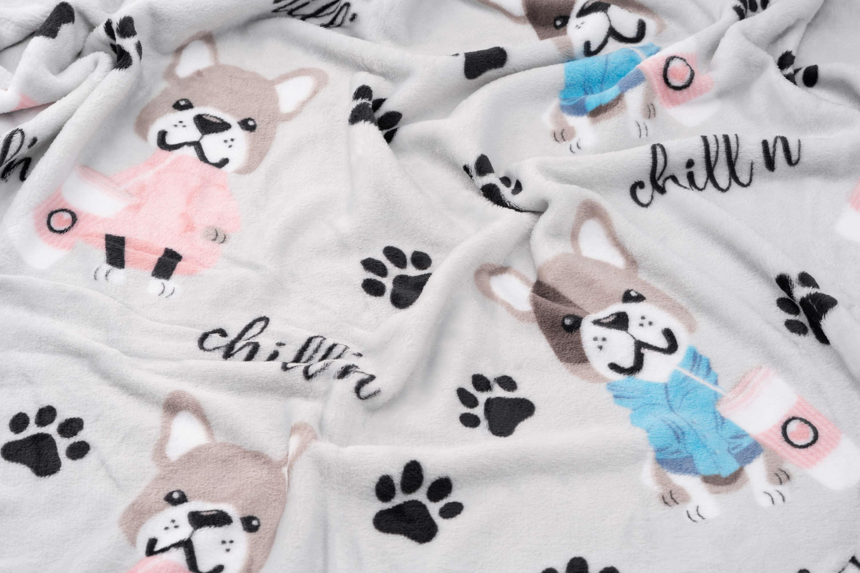 Плед Ardesto Flannel Бульдоги 160х200 см (ART0112PB) - фото 5 Плед Ardesto Flannel Бульдоги 160х200 см (ART0112PB) - фото 5