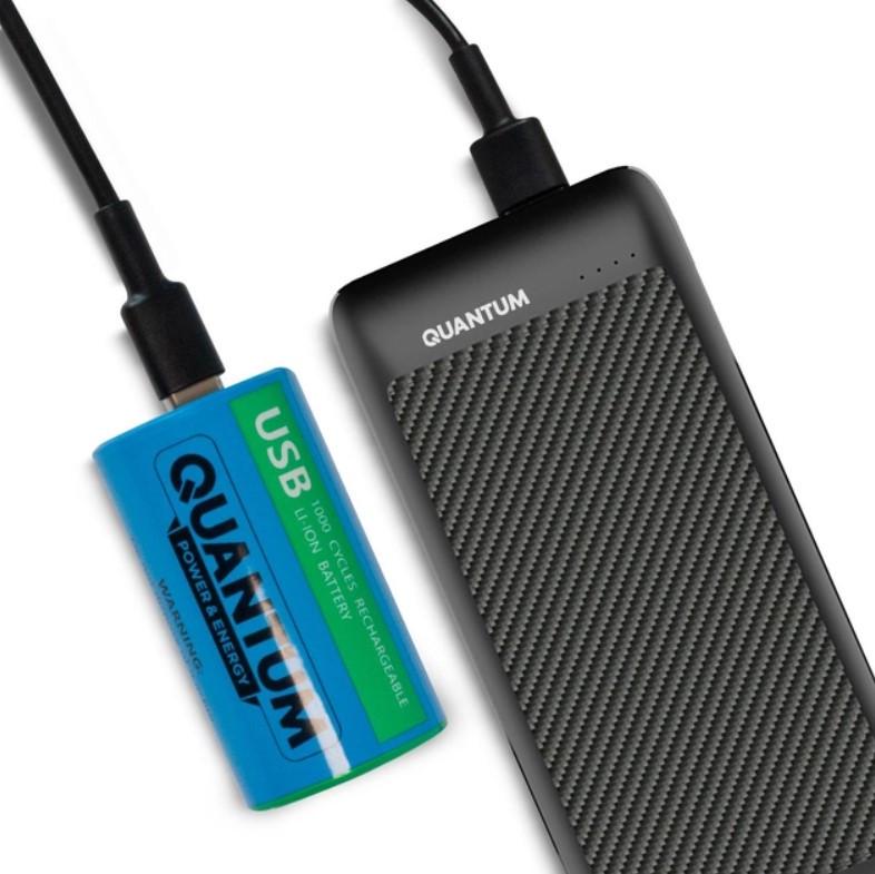 Аккумулятор Quantum USB Li-ion D 1,5V 5200 mAh plastic case 2 шт. (1868255273) - фото 7 Аккумулятор Quantum USB Li-ion D 1,5V 5200 mAh plastic case 2 шт. (1868255273) - фото 7