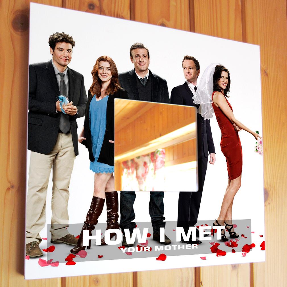 Зеркало декоративное "Сериал Как я встретил вашу маму" 260х260 мм (M03514)