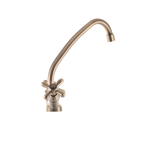 Змішувач для кухні Haiba DOMINOX-271 з високим виливом з двома вентилями латунь Бронза (b-HB0075) - фото 3 Змішувач для кухні Haiba DOMINOX-271 з високим виливом з двома вентилями латунь Бронза (b-HB0075) - фото 3