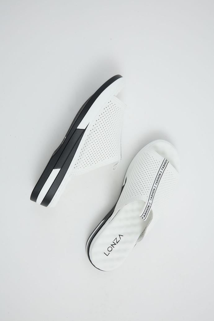 Шлепанцы женские LONZA кожаные р. 36 Белый (198400)