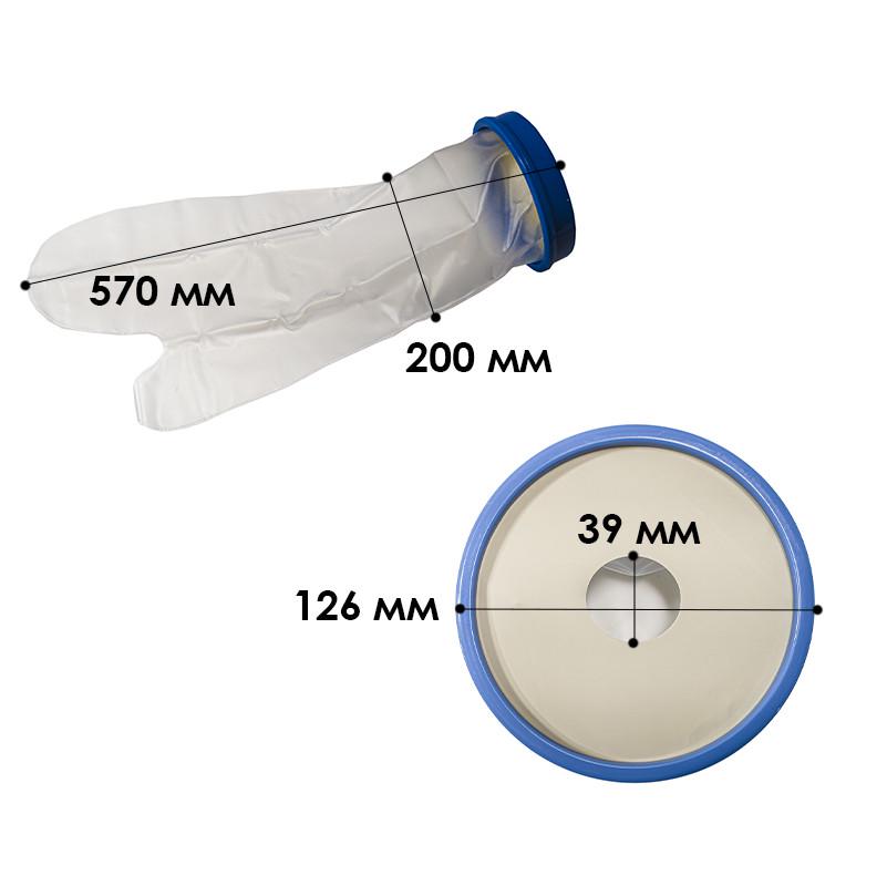 Кожух защитный Lesko JM19034 для мойки рук водонепроницаемый (5920471) - фото 5 Кожух защитный Lesko JM19034 для мойки рук водонепроницаемый (5920471) - фото 5