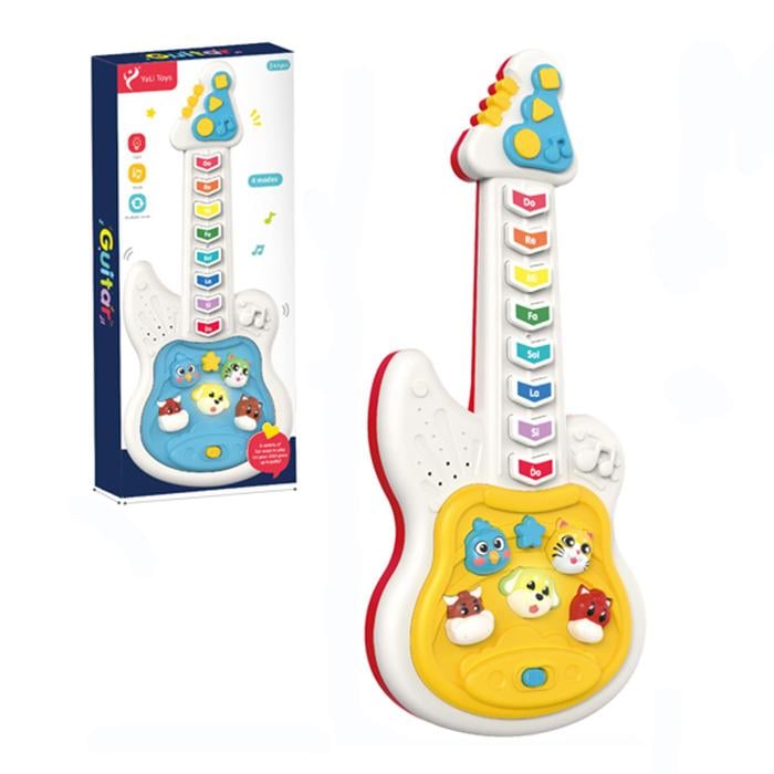 Детская гитара HOME 800 звуки животных 4 режима (6903317719167)