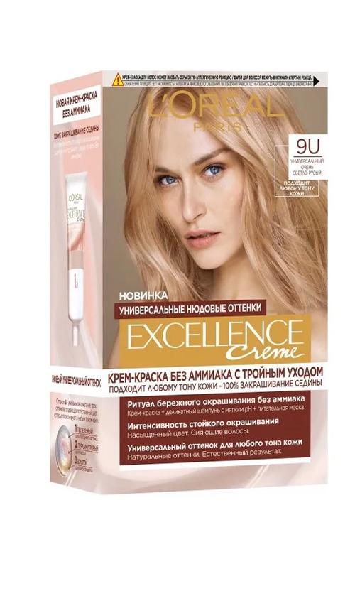 Фарба для волосся L'Oreal Paris Excellence Universal Nudes 9U Універсальний дуже світло-русявий (32189)