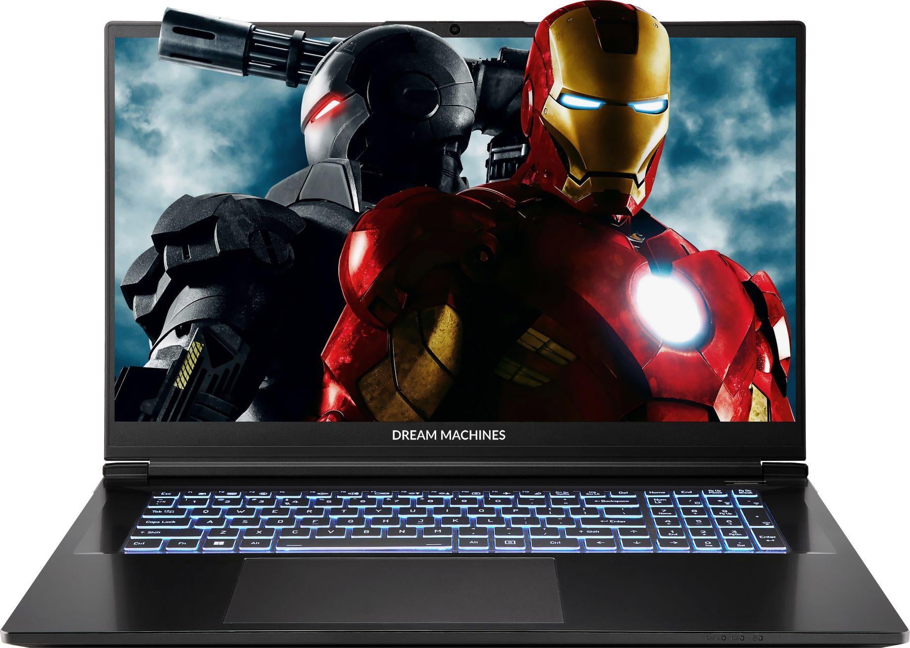 Ноутбук ігровий Dream Machines RG5060-17 17,3" QHD Intel Core i9 32 Гб DOS Чорний (RG5060-17UA30)