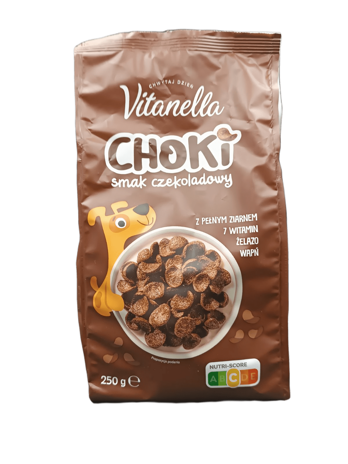 Злаковые хлопья с шоколадным вкусом Vitanella Choki 250 г - фото 1