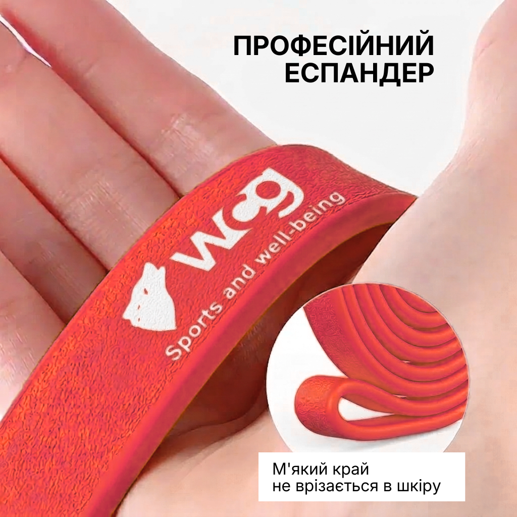 Комплект фітнес-резинок еспандерів для тренувань підтягувань та пілатесу WCG PowerStrip 4 шт. для дому та спортзалу Різнобарвний (W-4090 (1)) - фото 10 Комплект фітнес-резинок еспандерів для тренувань підтягувань та пілатесу WCG PowerStrip 4 шт. для дому та спортзалу Різнобарвний (W-4090 (1)) - фото 10