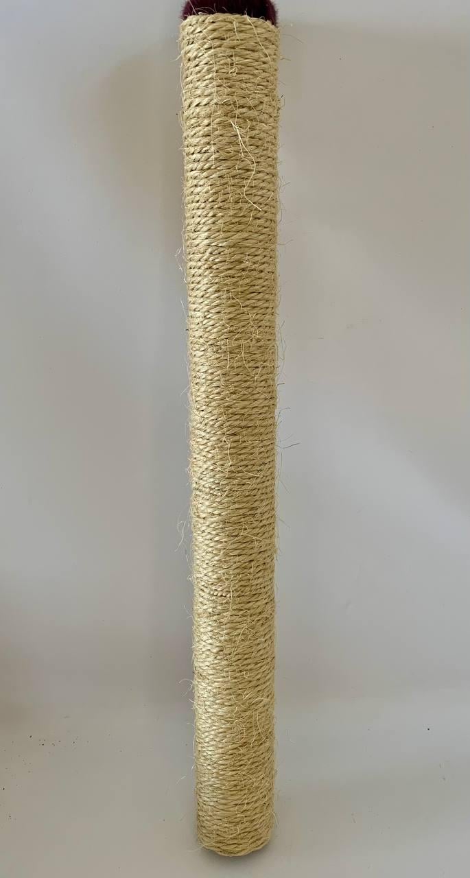 Змінний стовпчик для кігтеточки МОНІКА сизаль односторонній 60х7 см