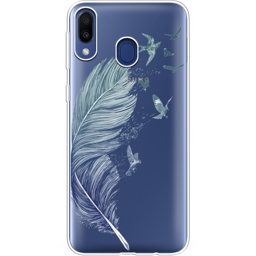 Чехол Boxface Samsung M205 Galaxy M20 Feather Прозрачный силикон (36205-cc38-36205)