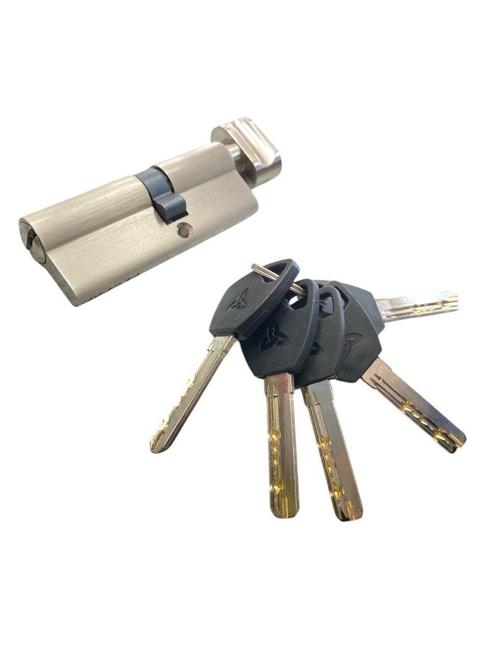 Цилиндр латунный Kedr BRASS M 70 ZCN 40х30T brass key - фото 2