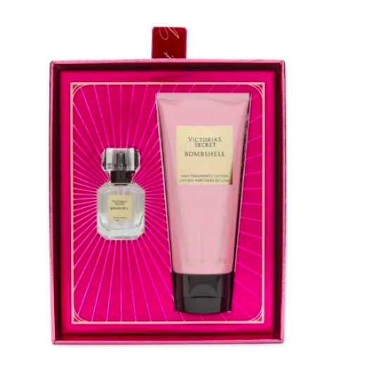 Парфюмированный набор Victoria's Secret Bombshell 2-Piece Mini Eau de Parfum & Lotion Gift Set