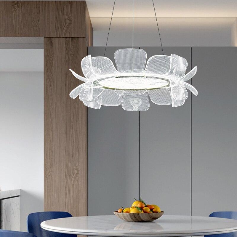 Світлодіодна люстра Svet Пелюсток 54W 3000К-6000К Білий (SY-16040/1 WH) - фото 2