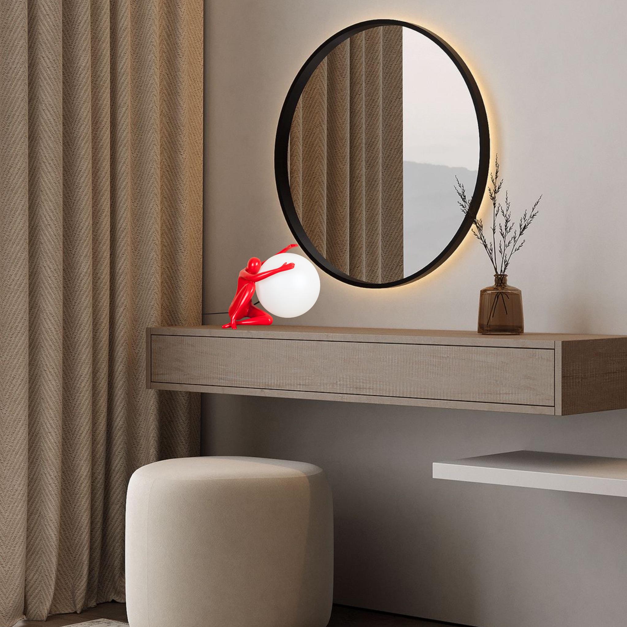 Настільна лампа 999-003 Куля Lady 20 см Red (999-003 RED) - фото 2 Настільна лампа 999-003 Куля Lady 20 см Red (999-003 RED) - фото 2