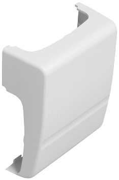 Соединитель Т-образный UEC КМТП для плинтусного канала 80x21 мм ПВХ Белый (CKK11D-T-080-020-K01)