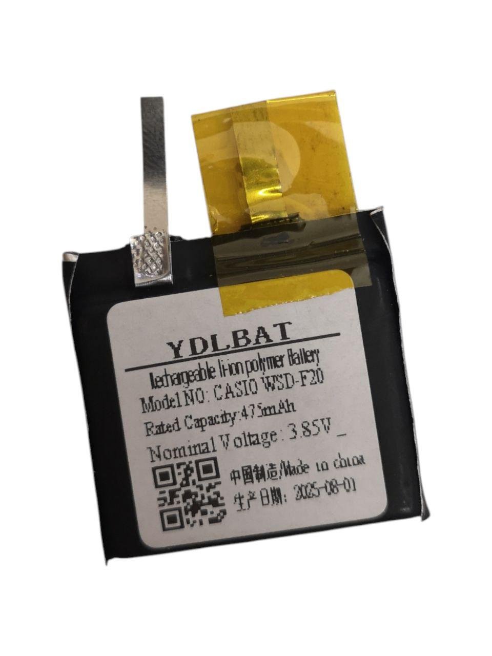 Аккумулятор для Casio WSD-F10-BK/GN/RD/RG/WSD-F20/WSD-F21/LIS1584CSPC 475 mAh без контроллера (000012989)