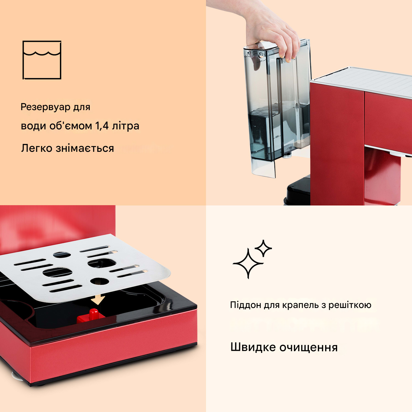 Кавоварка KLARSTEIN Pausa для еспресо 20 бар (10038394) - фото 5 Кавоварка KLARSTEIN Pausa для еспресо 20 бар (10038394) - фото 5