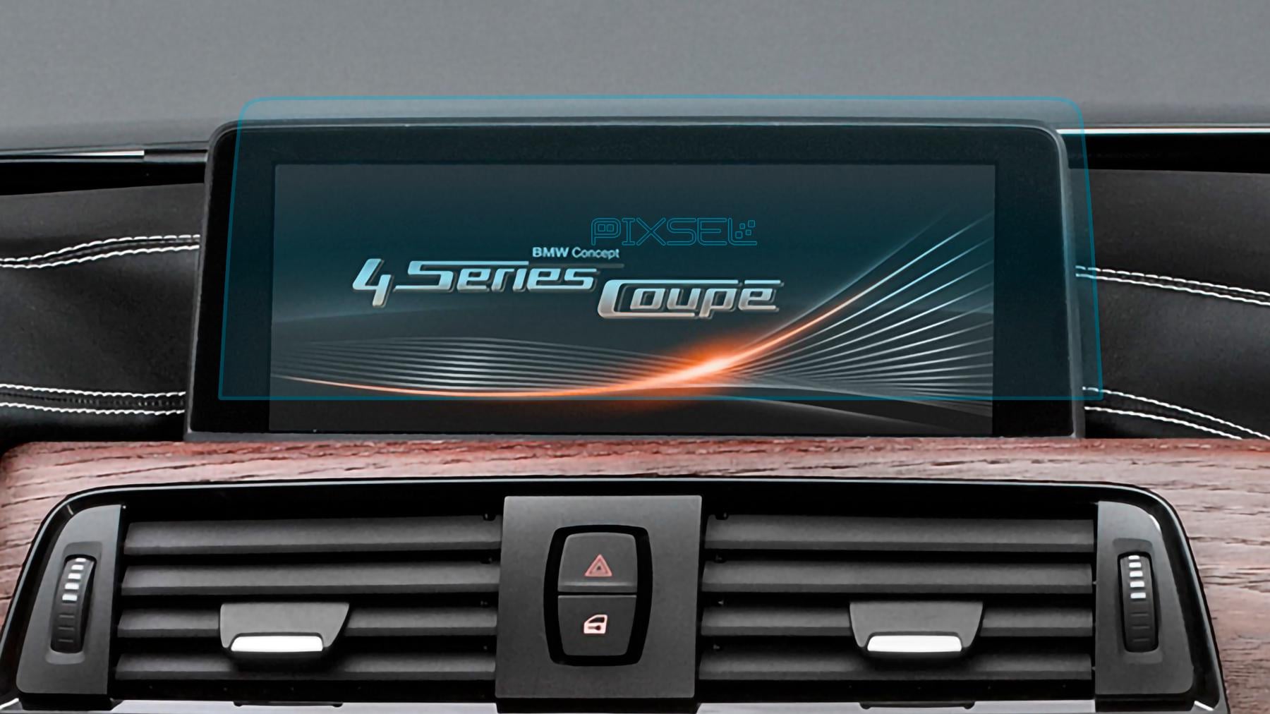 Защитное стекло Pixsel гибридное матовое на монитор BMW 4/M4 10,6" 2013-2020 F32/F33/F36/F82/F83