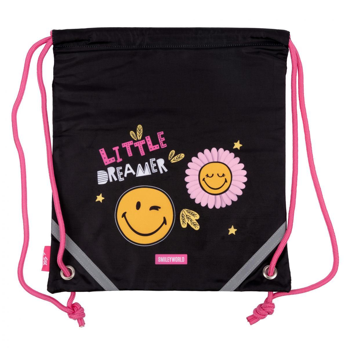 Сумка для обуви YES Smiley World 40x35 см Черный (559132)